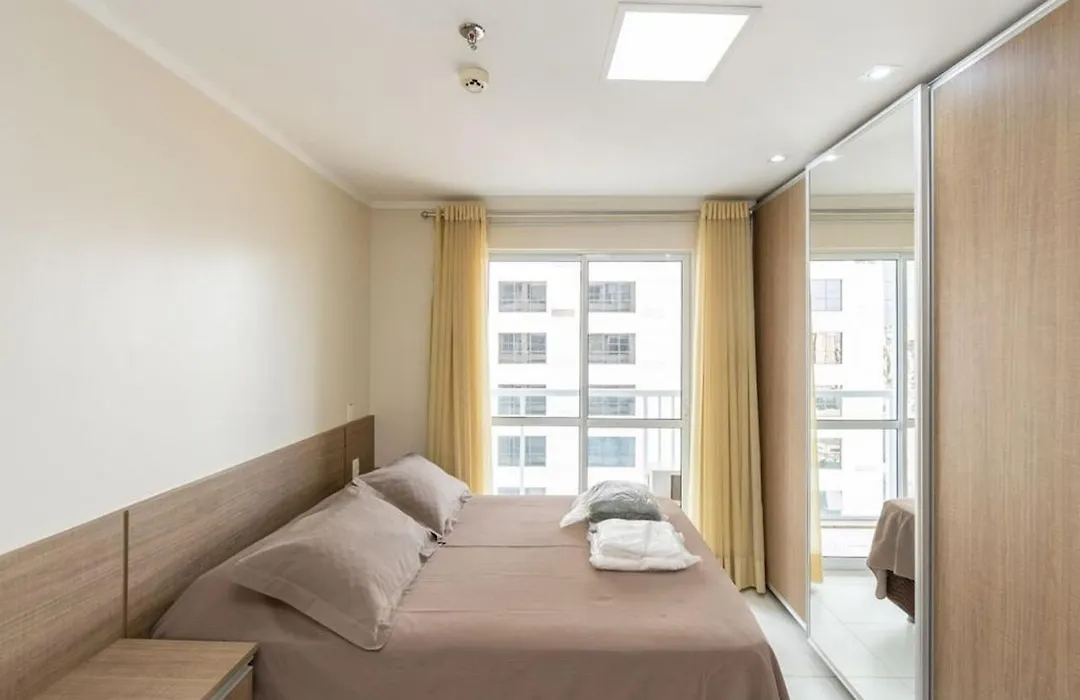 Apartamento De 1 Quarto - Edificio Metropolitan Barcelona - Jardim Goias - Wi-Fi - Garagem - Mb1307B-1
