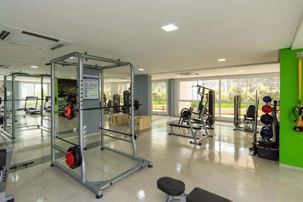 Flat Estiloso Com Vista Para Piscina Do The Expression - Setor Bueno - Th606-1