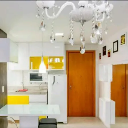 Flat Brookfield Towers Completo Com Ar, Tv E Wifi.-3