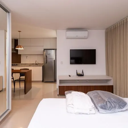 Flat Acolhedor No Setor Bueno - Edificio The Expression - Wi-Fi - Garagem - Th1606-2