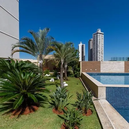 Apartamento De 1 Quarto Com Vista Para O Parque Vaca Brava E Com Jacuzzi No Setor Bueno - El1802-2