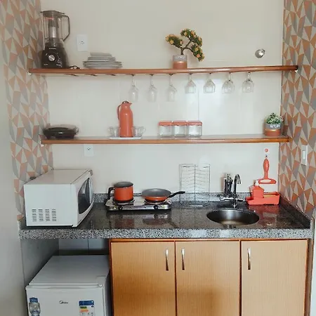 FLAT ECONÔMICO E ACONCHEGANTE, 1Qt, sala e cozinha, Centro-GO-3