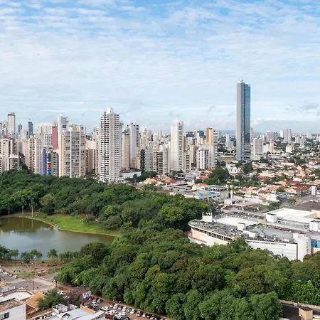 Flat No Ed Walk Bueno - Setor Bueno - Ao Lado Do Goiania Shopping - Wb2405- Andar Alto-3